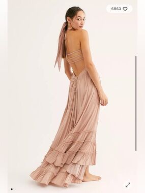 Free People Boho Summer Maxi Dress Extratropical Sz XL NWT